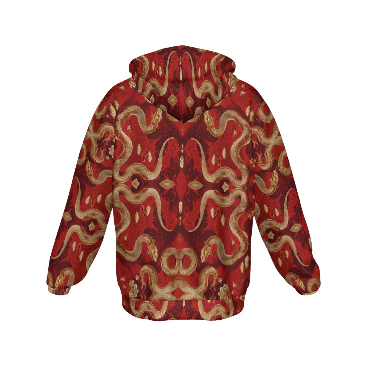 PGP Holiday Golden Serpent Heavy Fleece Zip-Up Hoodie | Lunar New Year Comfort