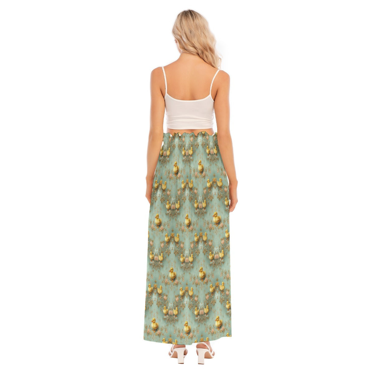 PGP Holiday Blue-Bill Charm Women's Side Split Skirt