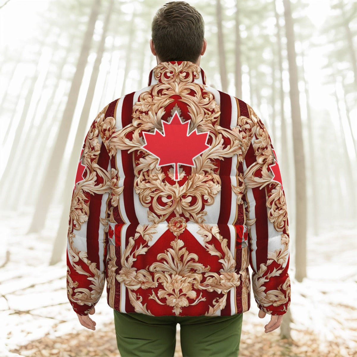 PGP Holiday Drapeau Souverain Down Puffer Jacket – Windproof, Lightweight, and Warm