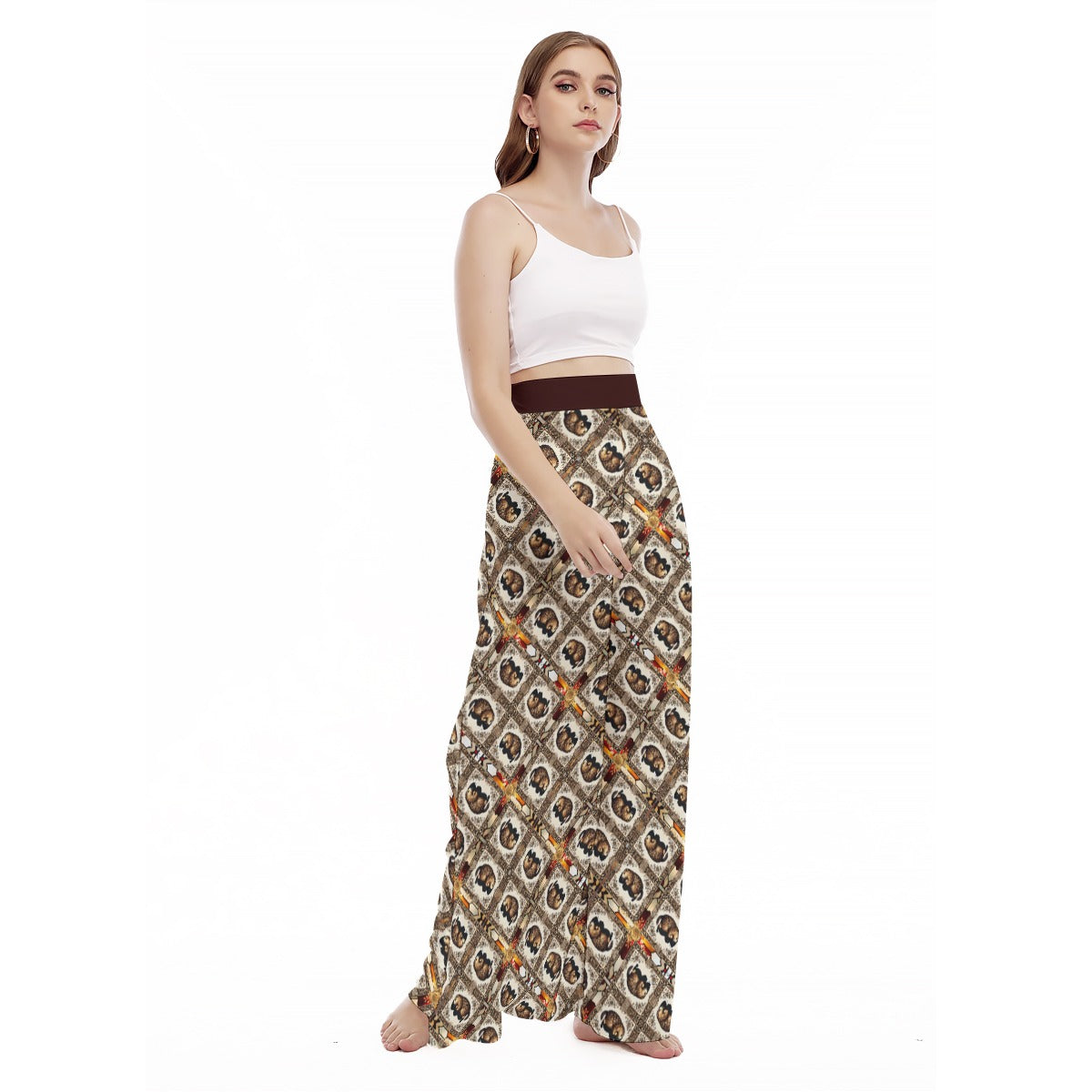 PGP Holiday Groundhog Day Winters End High-Waist Wide Leg Trousers – Chic & Flattering!