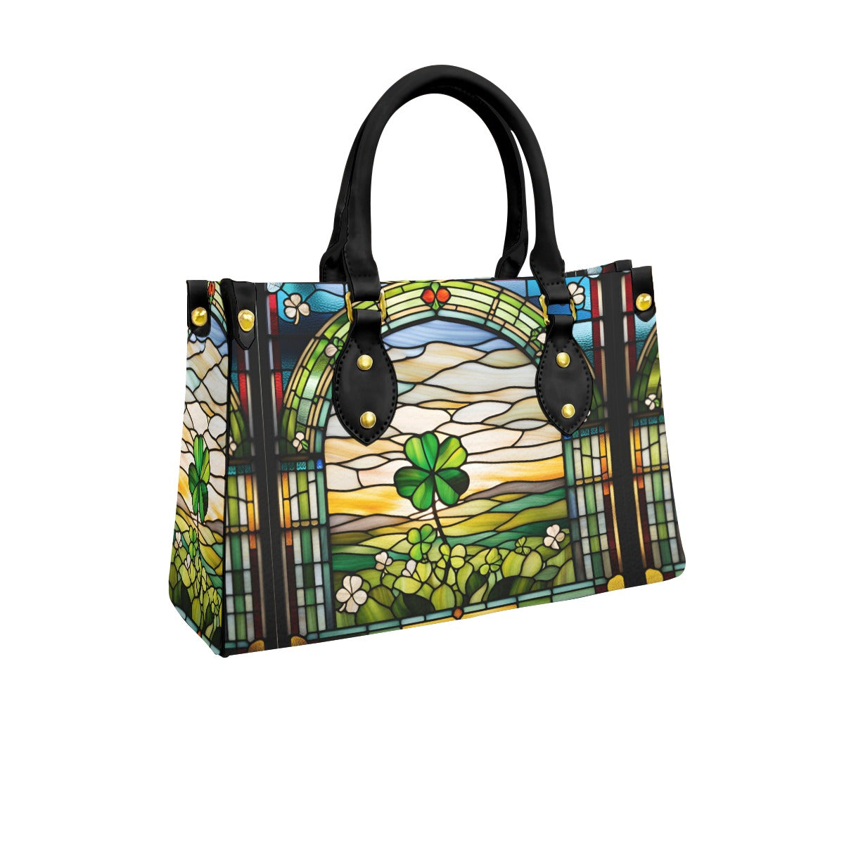 PGP Holiday Cluainsholas Graduated Tote Bag – Elegant Stained Glass Design