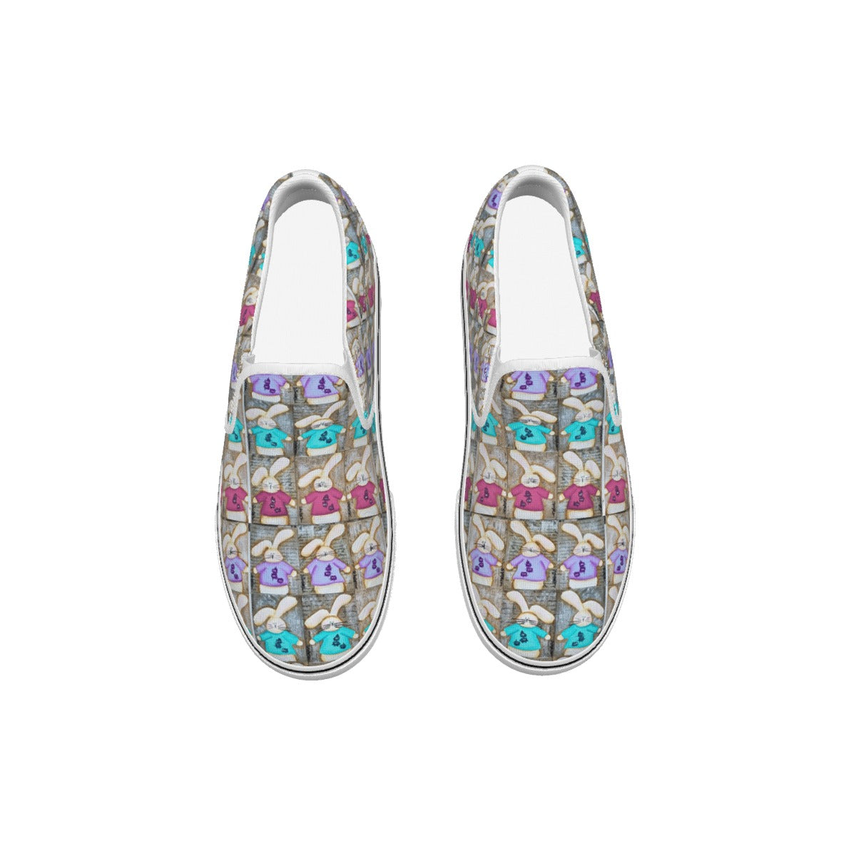 PGP Holiday Suzanne Hoppin' Women's Slip On Sneakers – Comfortable & Stylish Matching Family Shoes