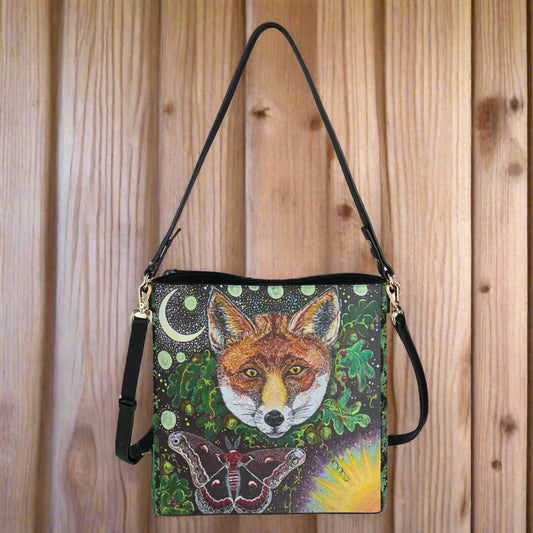 Margeaux Foxfire Crossbody Bucket Bag