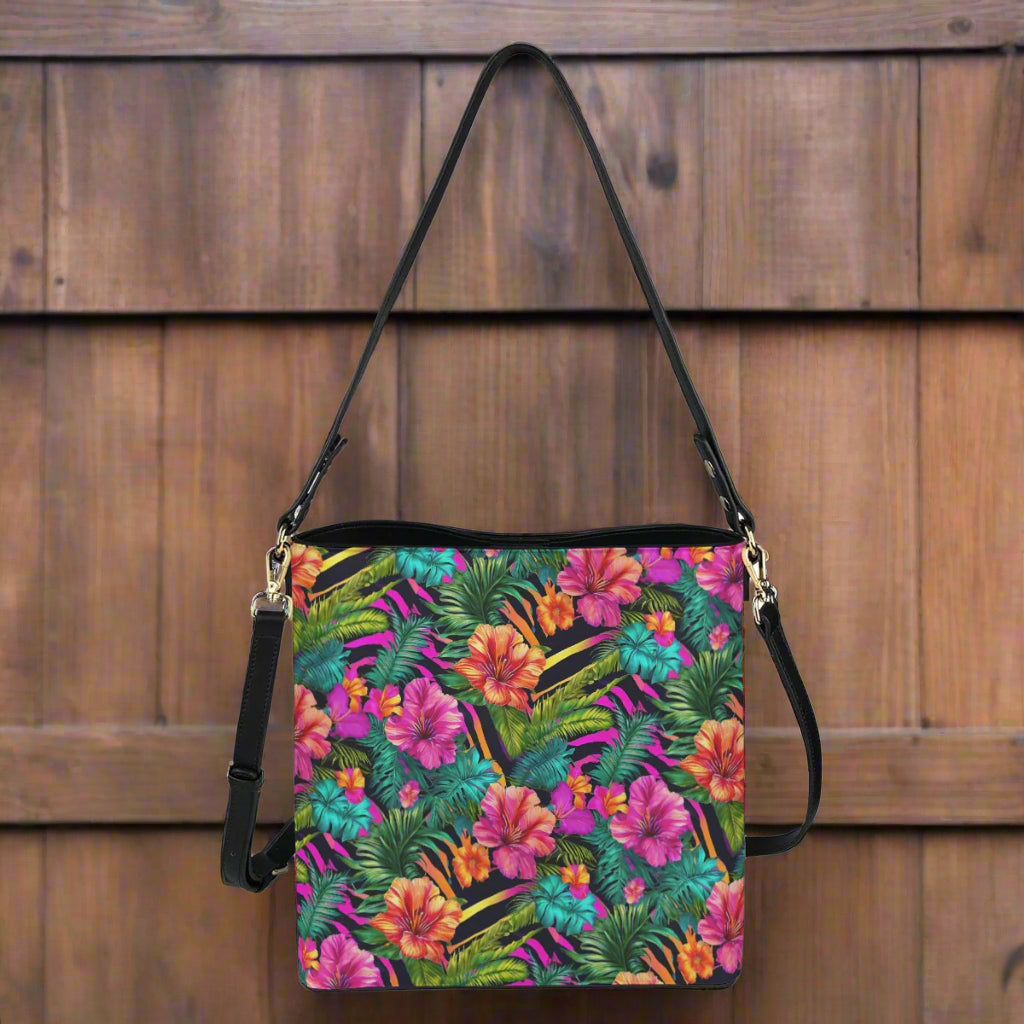 PGP Holiday Fiesta Salvaje Minimalist Square Crossbody Bucket Bag – Effortless Style for Cinco de Mayo & Beyond
