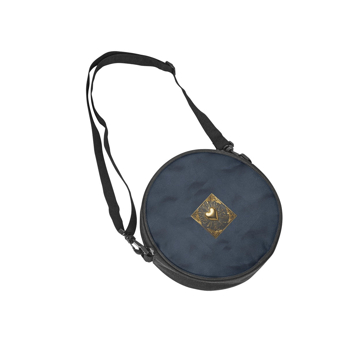 The PGP Holiday 2025 Discus Purse Series - The Aphrodite – Twilight Ocean Blue, Pebble Design