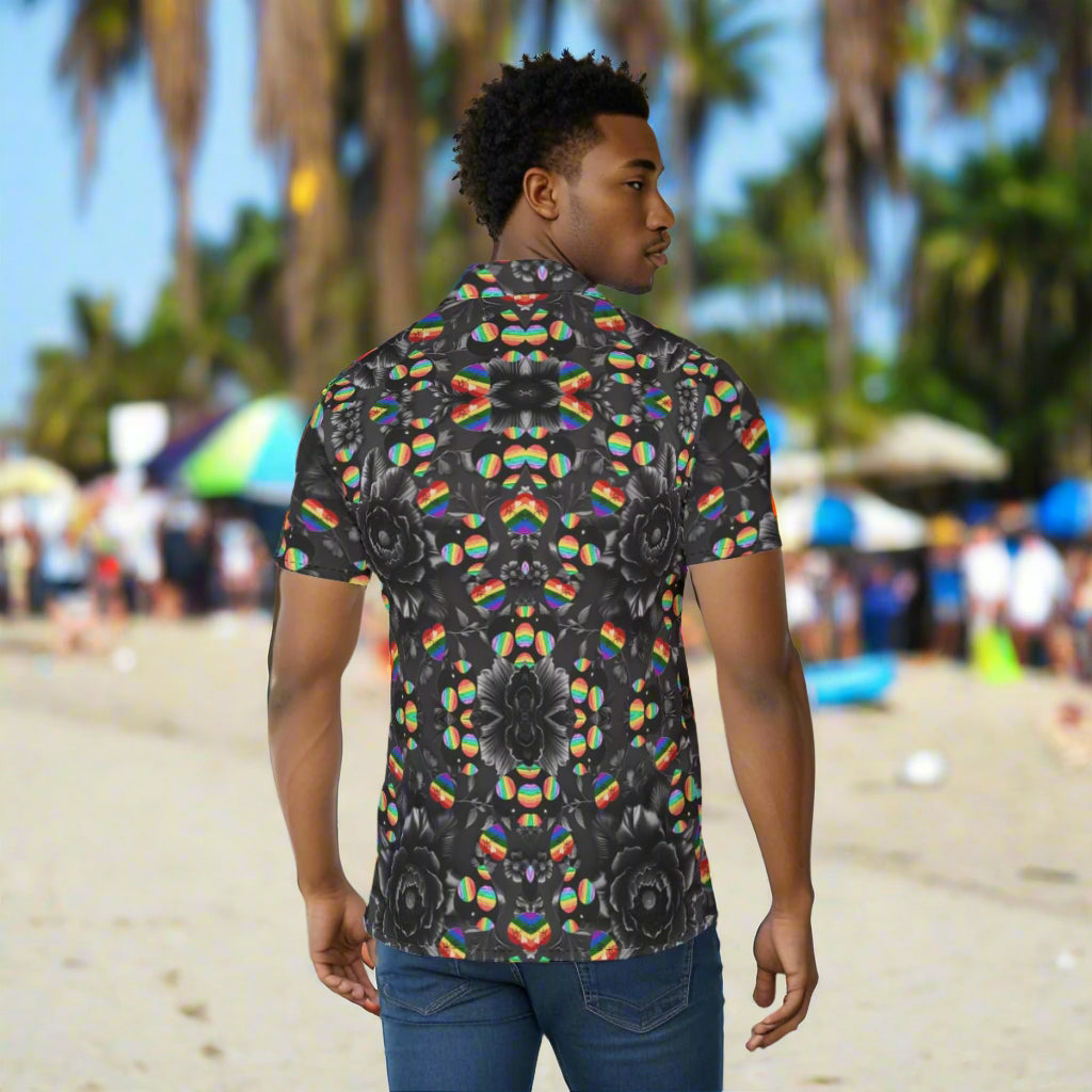PGP Holiday Suzanne Pride 2025 Spread Collar Cocktail Shirt