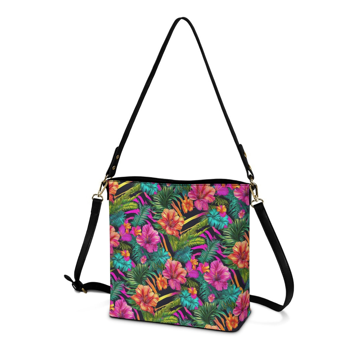 PGP Holiday Fiesta Salvaje Minimalist Square Crossbody Bucket Bag – Effortless Style for Cinco de Mayo & Beyond