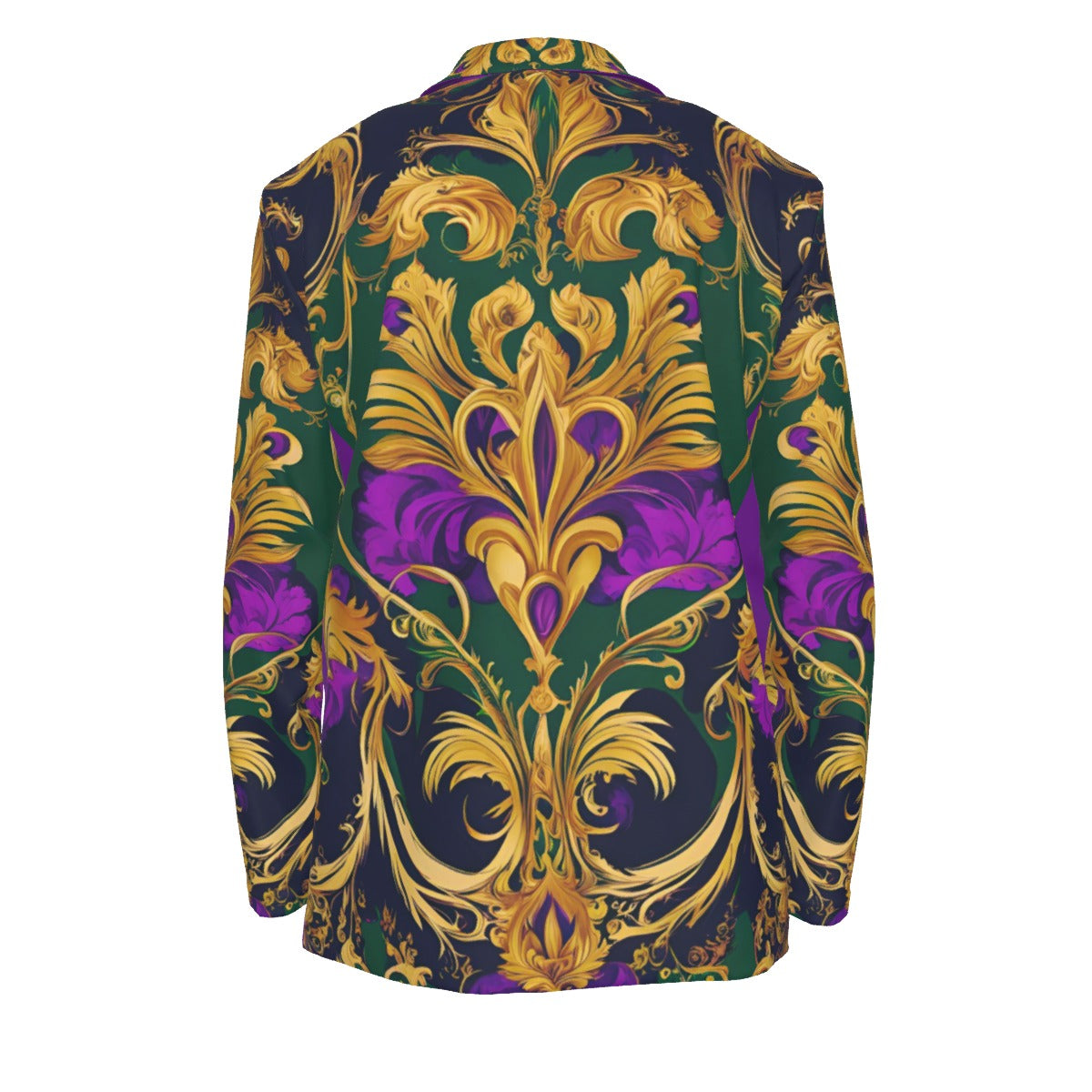 PGP Holiday Mardi Gras Flat Lapel Collar Casino Blazer – Classic, Lightweight & Stylish