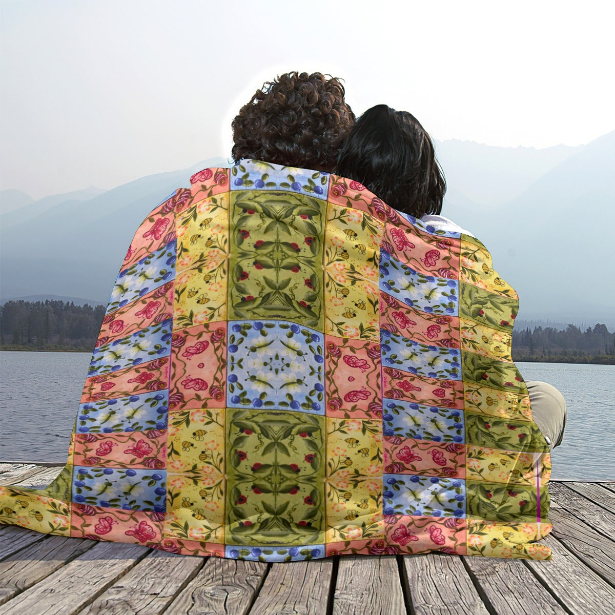 PGP Holiday Suzanne Buzzygarden Buddies Flannel Couch Throw Blanket – Soft & Cozy