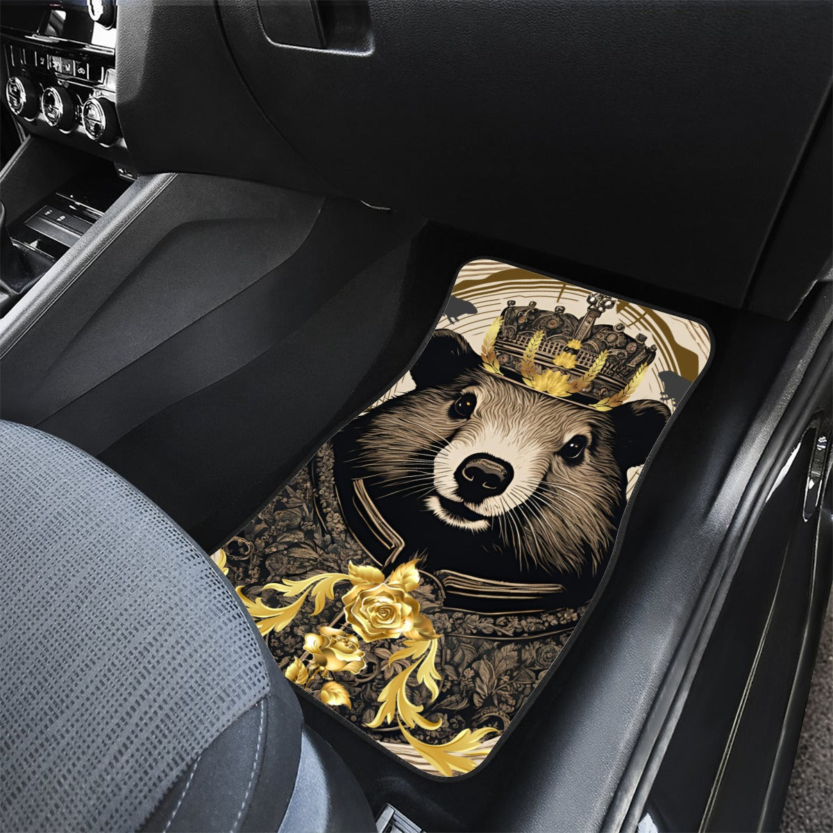 PGP Holiday Groundhog Day Majesty Front Row Car Mats (2pcs) – Durable Auto Décor!