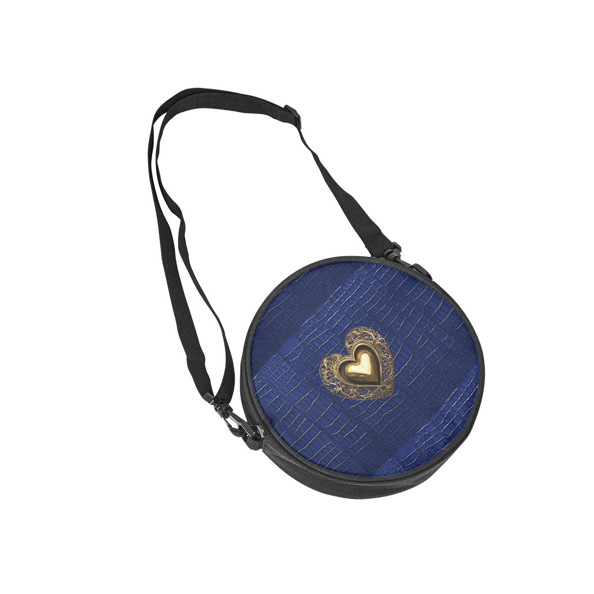 The PGP Holiday 2025 Discus Purse Series - The Isis - Egyptian Blue, Alligator Print Design