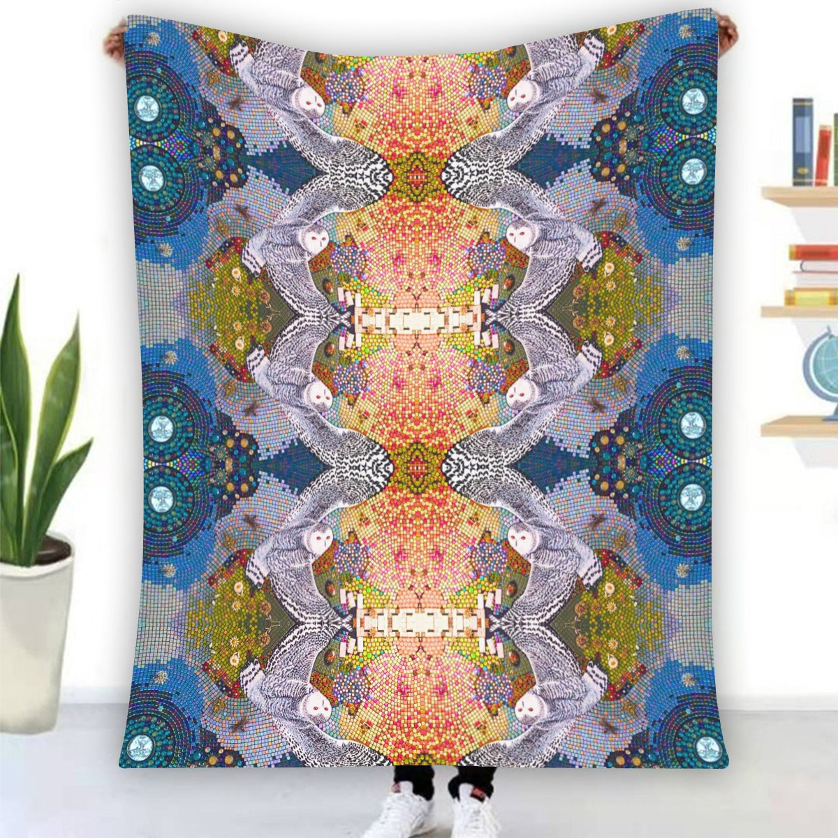 PGP Holiday Margeaux Limited Edition 2025 Flannel Throw Blanket – Soft & Lightweight | March Featured Artist