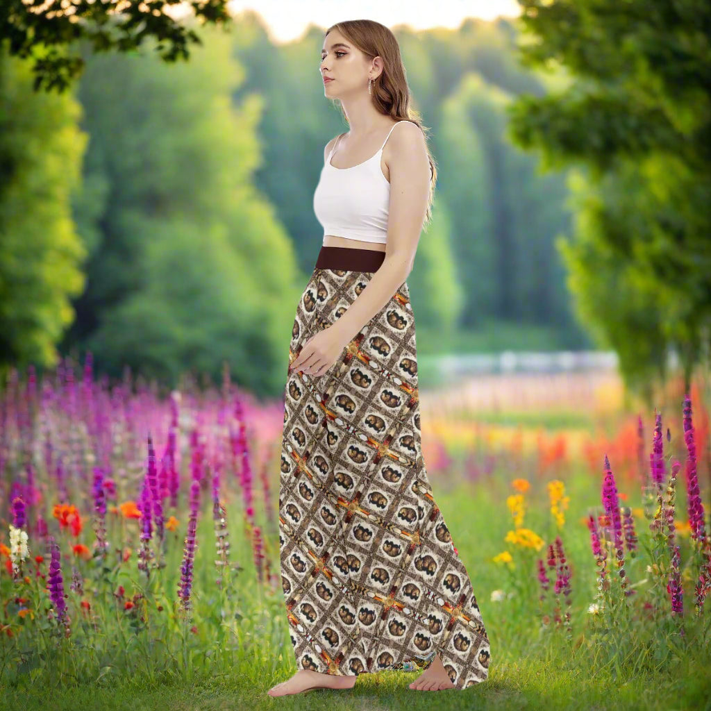 PGP Holiday Groundhog Day Winters End High-Waist Wide Leg Trousers – Chic & Flattering!