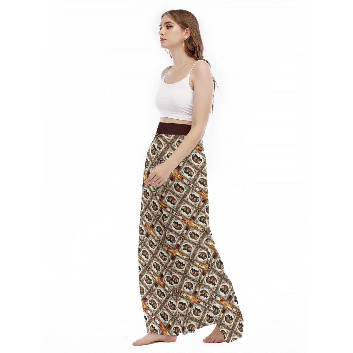 PGP Holiday Groundhog Day Winters End High-Waist Wide Leg Trousers – Chic & Flattering!