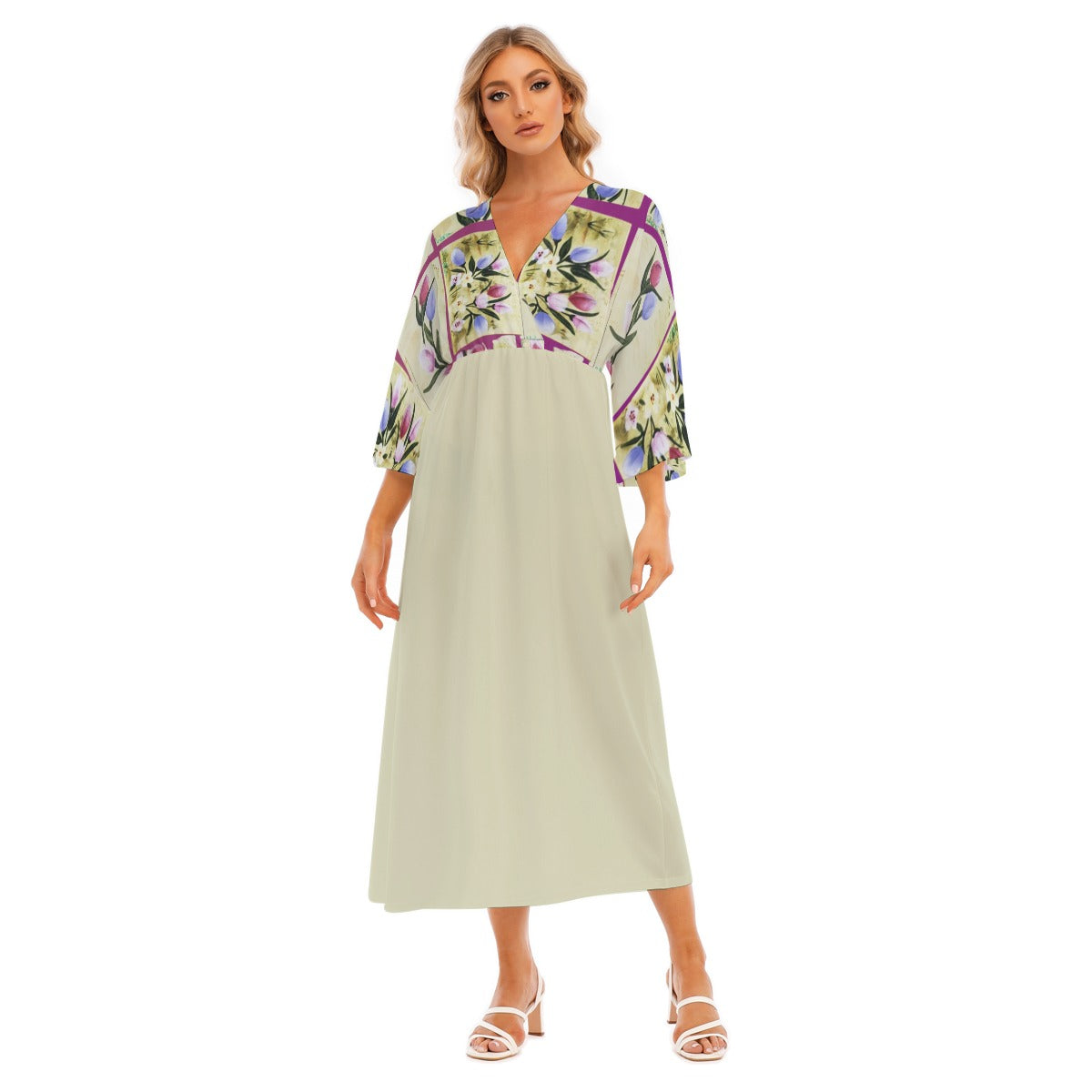 PGP Holiday Suzanne Bunny Garden Mid Sleeve Dress – Effortlessly Stylish & Comfortable