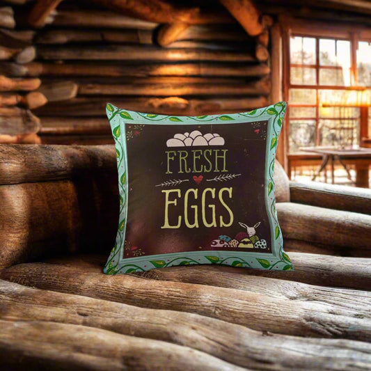 PGP Holiday Margeaux Easter Bunny Eggs Short Plush Pillow – Soft & Festive Comfort