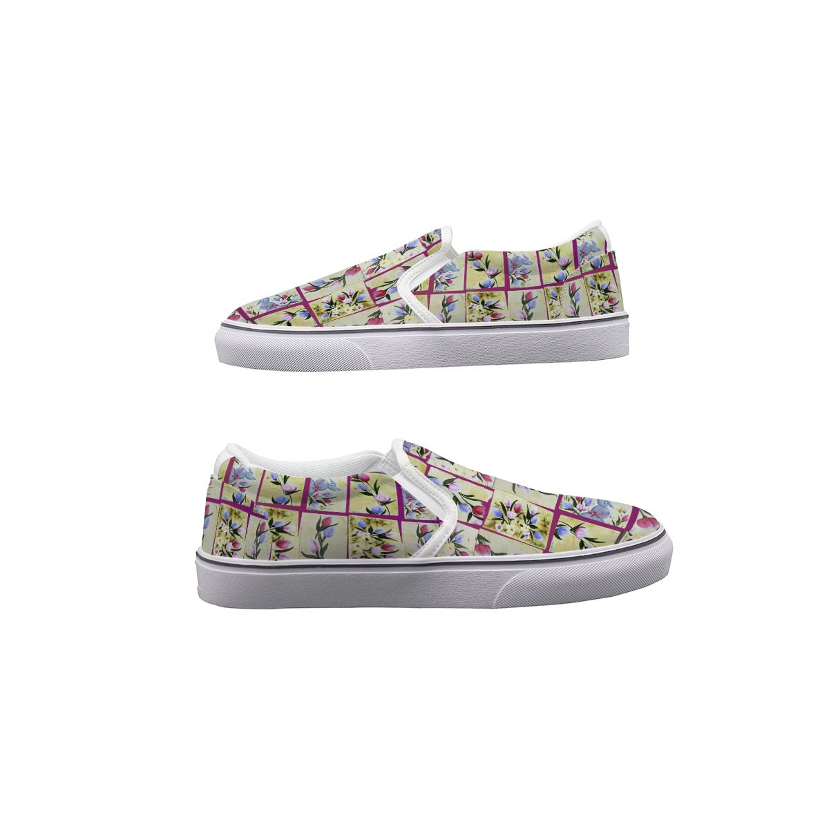 PGP Holiday Suzanne Bunny Garden Kid's Slip-On Sneakers