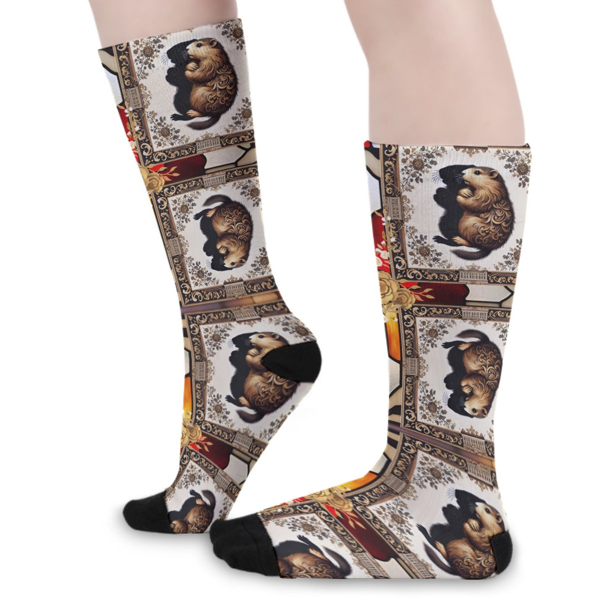 PGP Holiday Groundhog Day Winters End Unisex Long Socks – Cozy, Soft & Stylish!