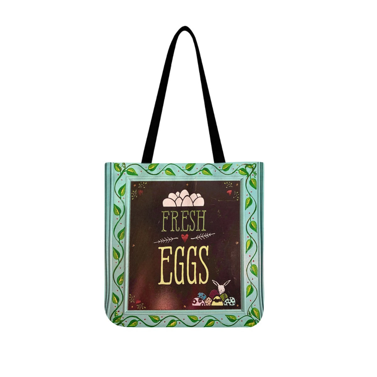 PGP Holiday Margeaux Easter Bunny Eggs Cloth Tote Bag – Festive & Spacious Spring Carryall