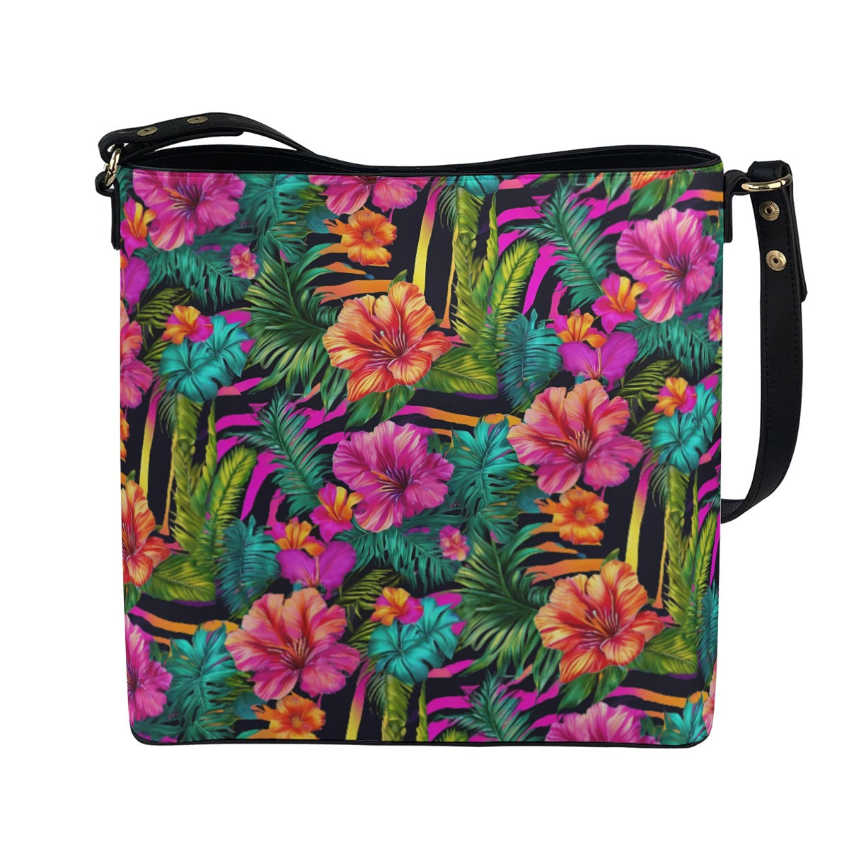 PGP Holiday Fiesta Salvaje Minimalist Square Crossbody Bucket Bag – Effortless Style for Cinco de Mayo & Beyond