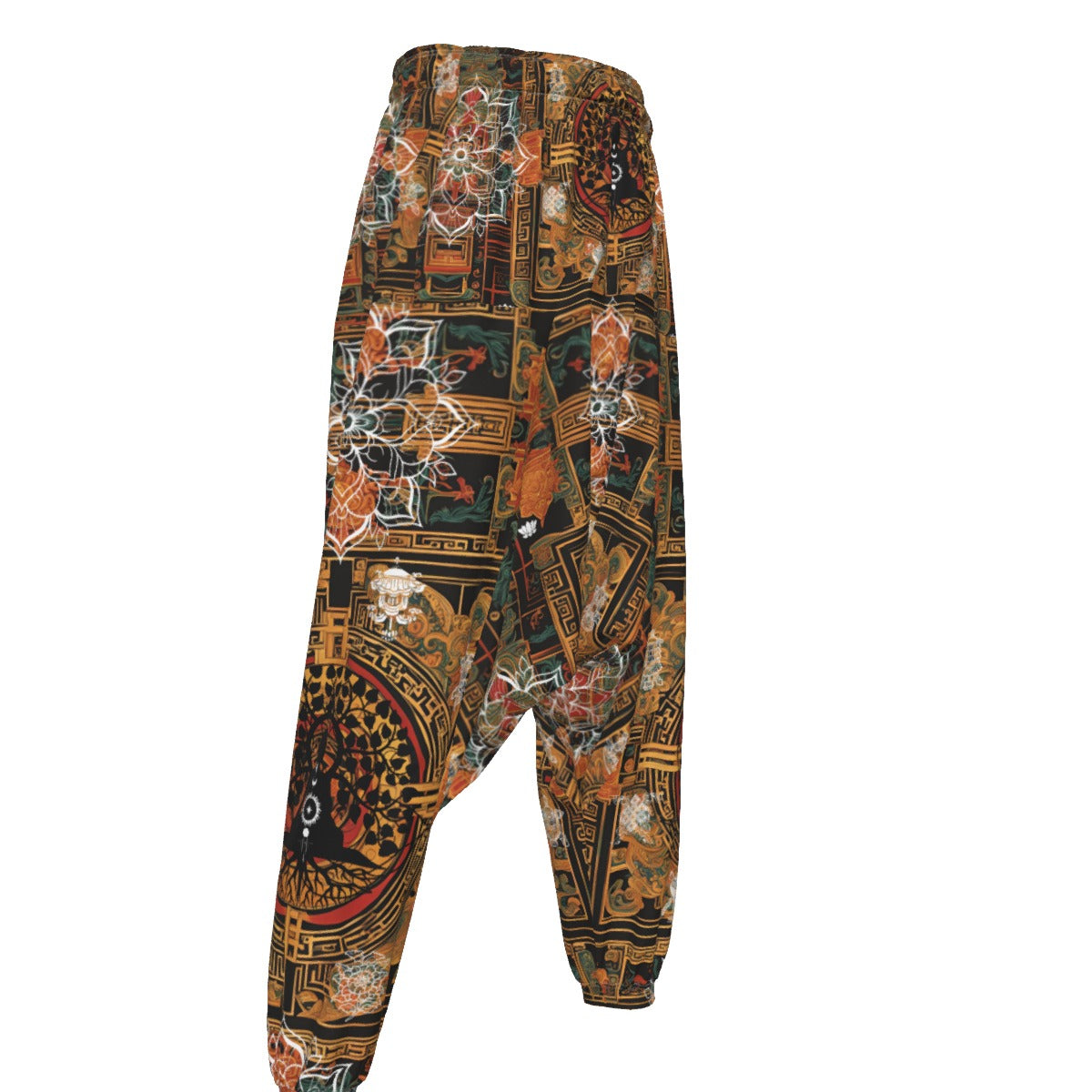 PGP Holiday Tibetan Ember Unisex Dhoti Pants – Flattering Fit for All Body Types