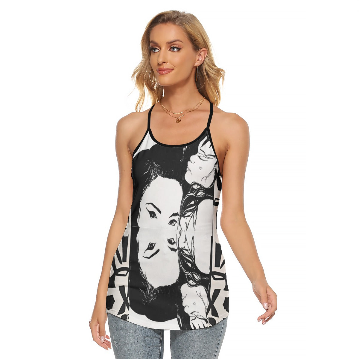 PGP Holiday Amanda Pookie Woven Back Tank Top – Sleek Summer Layer with Open-Back Detail