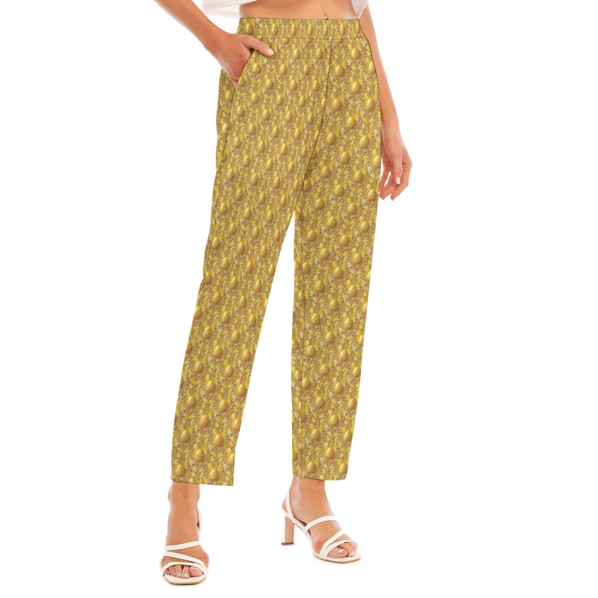 PGP Holiday Buttercream Frosting Women's Loose Straight-leg Pants