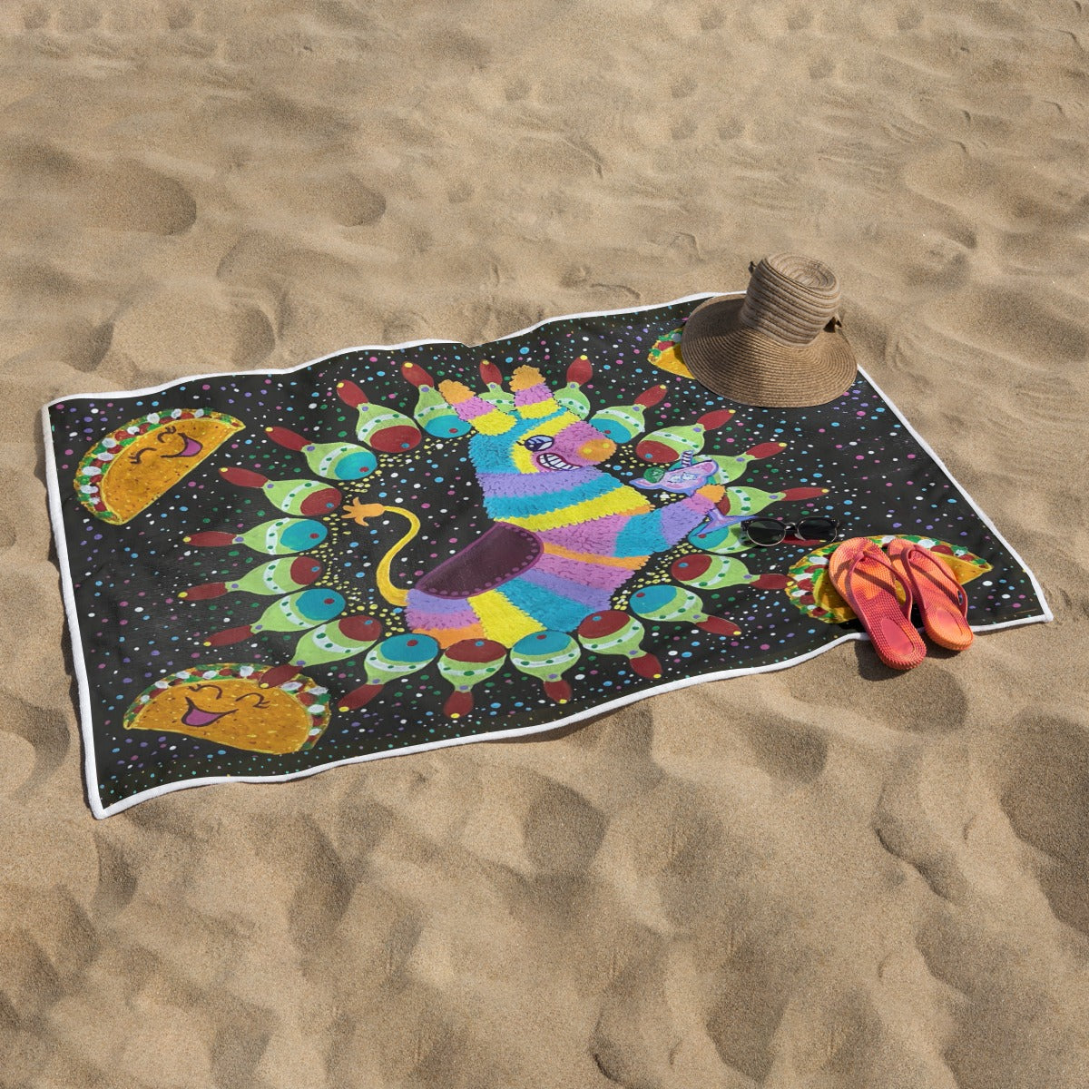 PGP Holiday Margeaux Piñata Cantina Towel 120x180cm(47.2"x70.9")