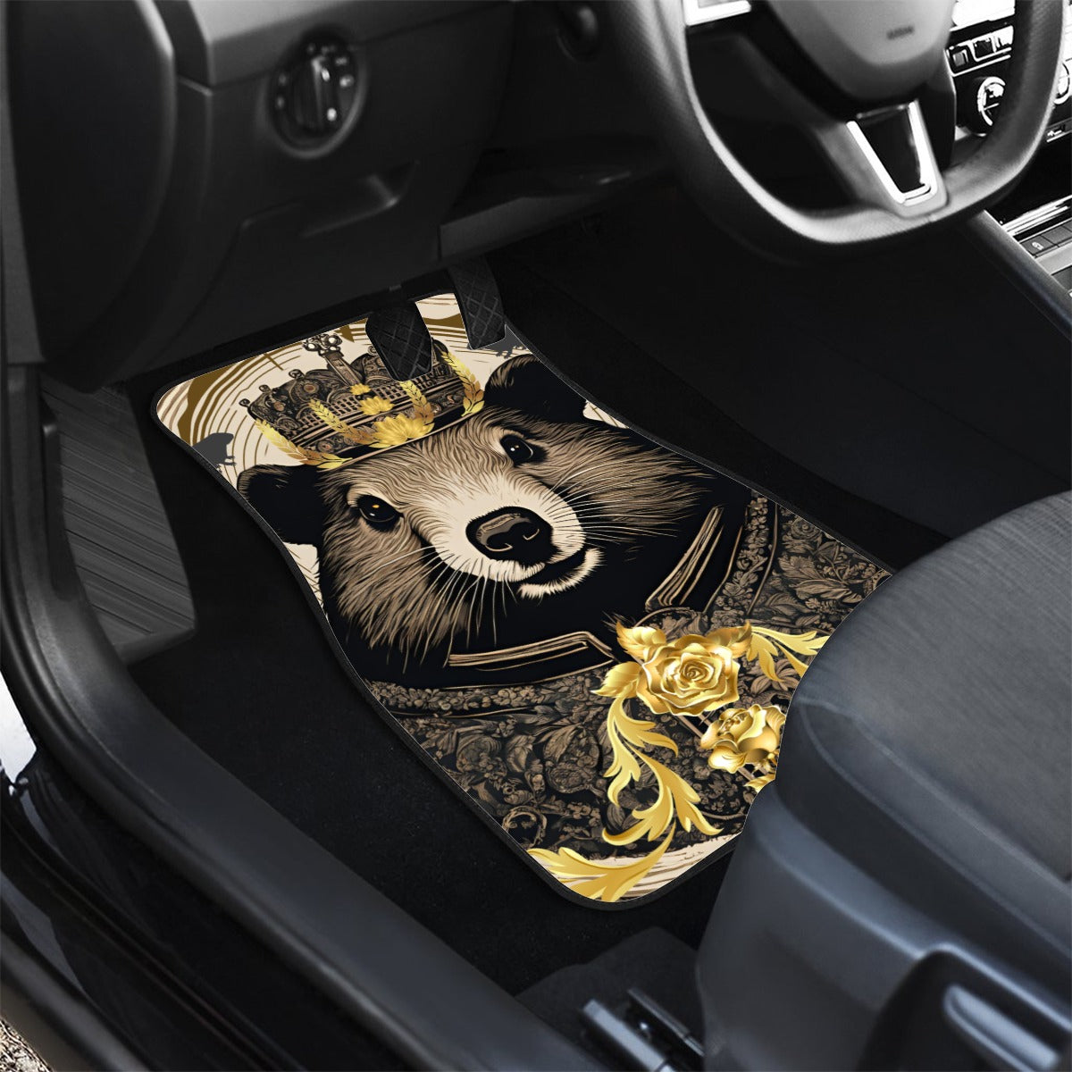 PGP Holiday Groundhog Day Majesty Front Row Car Mats (2pcs) – Durable Auto Décor!