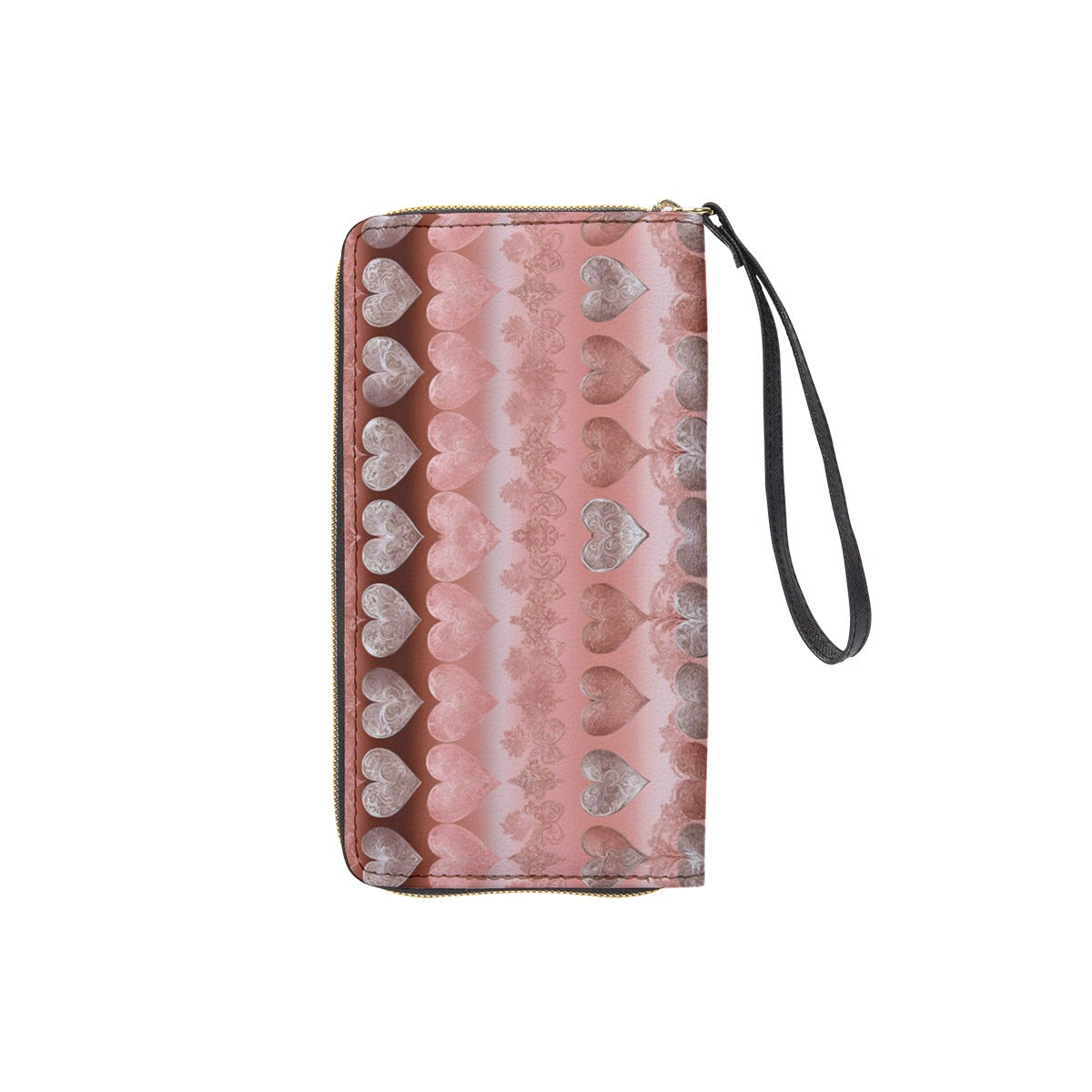 PGP Holiday She Prefers Silver Line - Black Tea - Folio Wallet with Wrist Strap