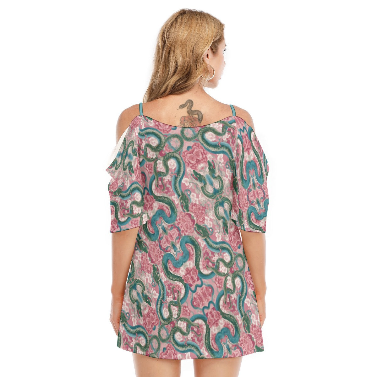 PGP Holiday Medusa Cami Dress | Lunar Garden Blush, Sky & Moon | Renewal, Simplicity & Balance