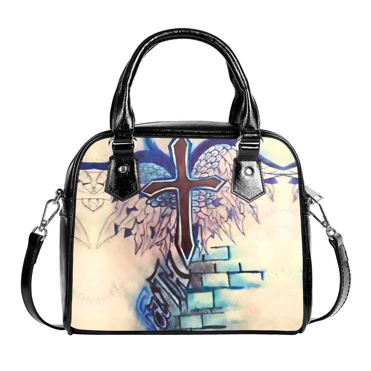 PGP Holiday Stacy Lee Faith Handbag – Shoulder Bag with Zipper Closure & Dual Carry Option