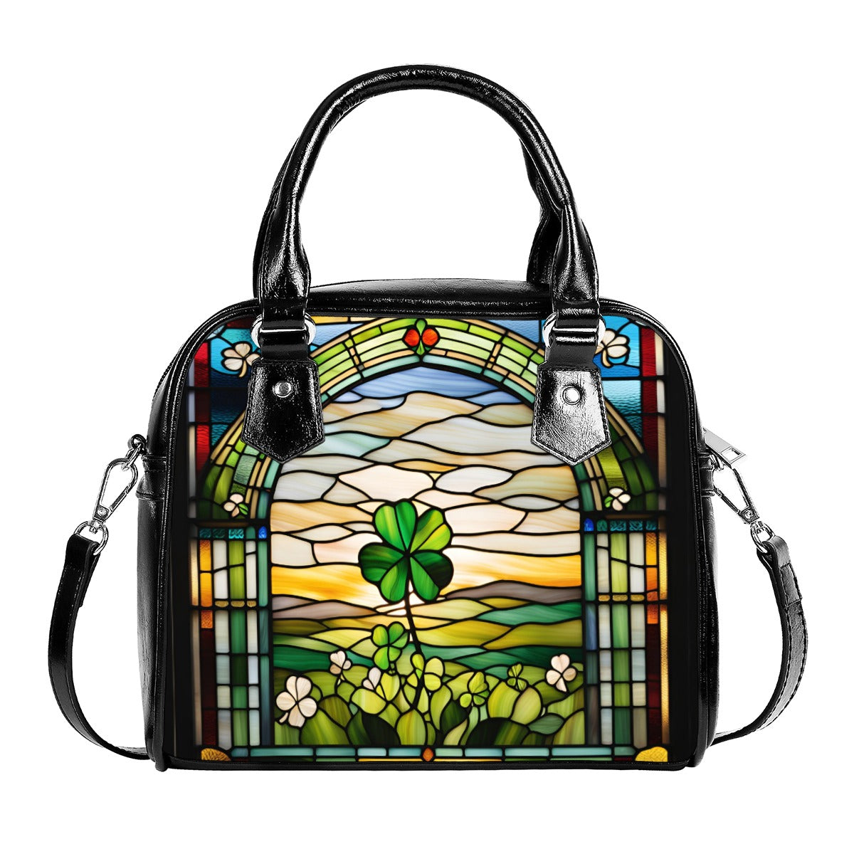 PGP Holiday Cluainsholas Handbag – Versatile Stained Glass Statement Bag