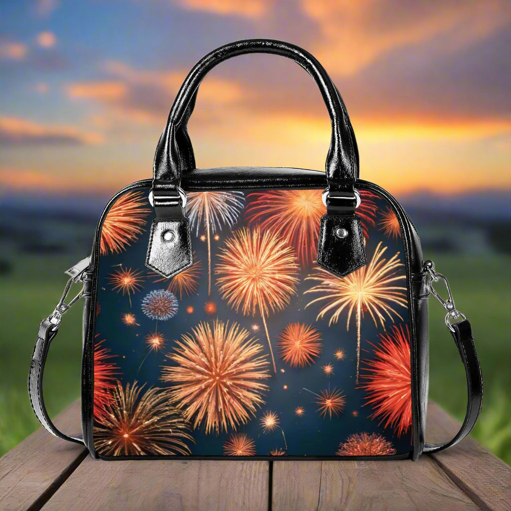PGP Holiday "Julybilee" Multi-Wear Handbag Convertible Shoulder Tote Elegant Summer Accessory
