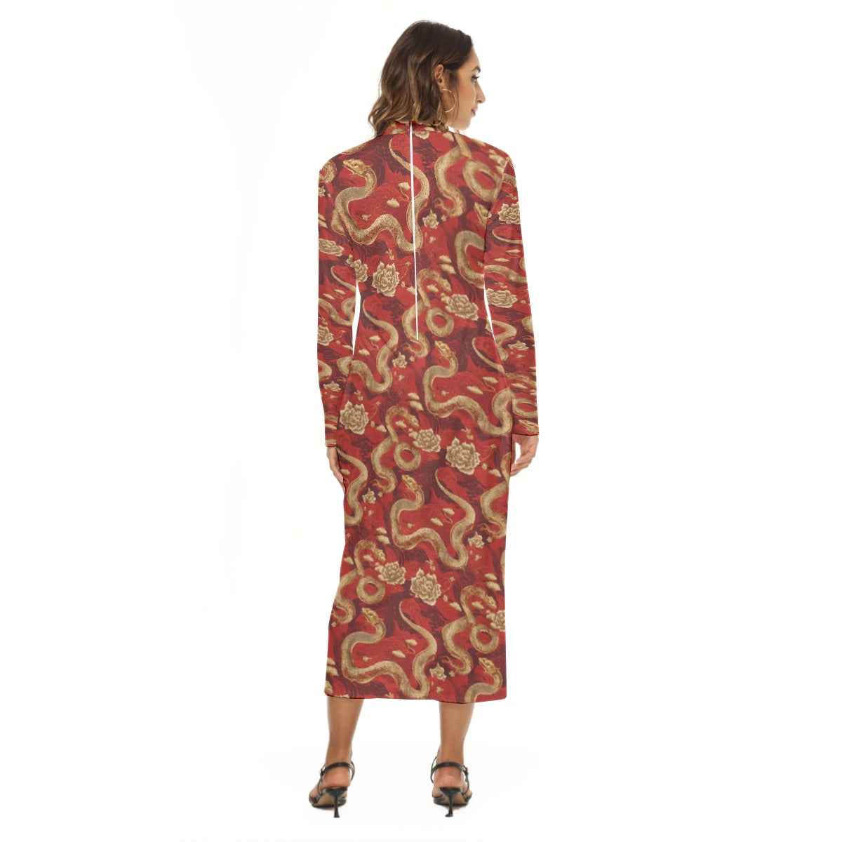 PGP Holiday Golden Serpent Hip Dress | Lunar New Year Chic