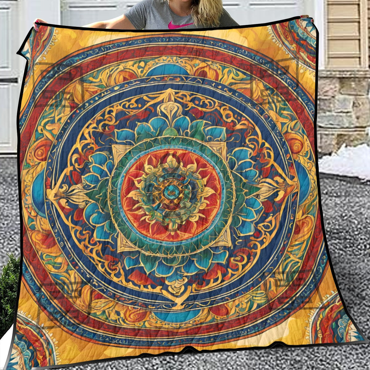 PGP Holiday 5 Element Mandala Quilt – Lightweight, Breathable, and Stylish
