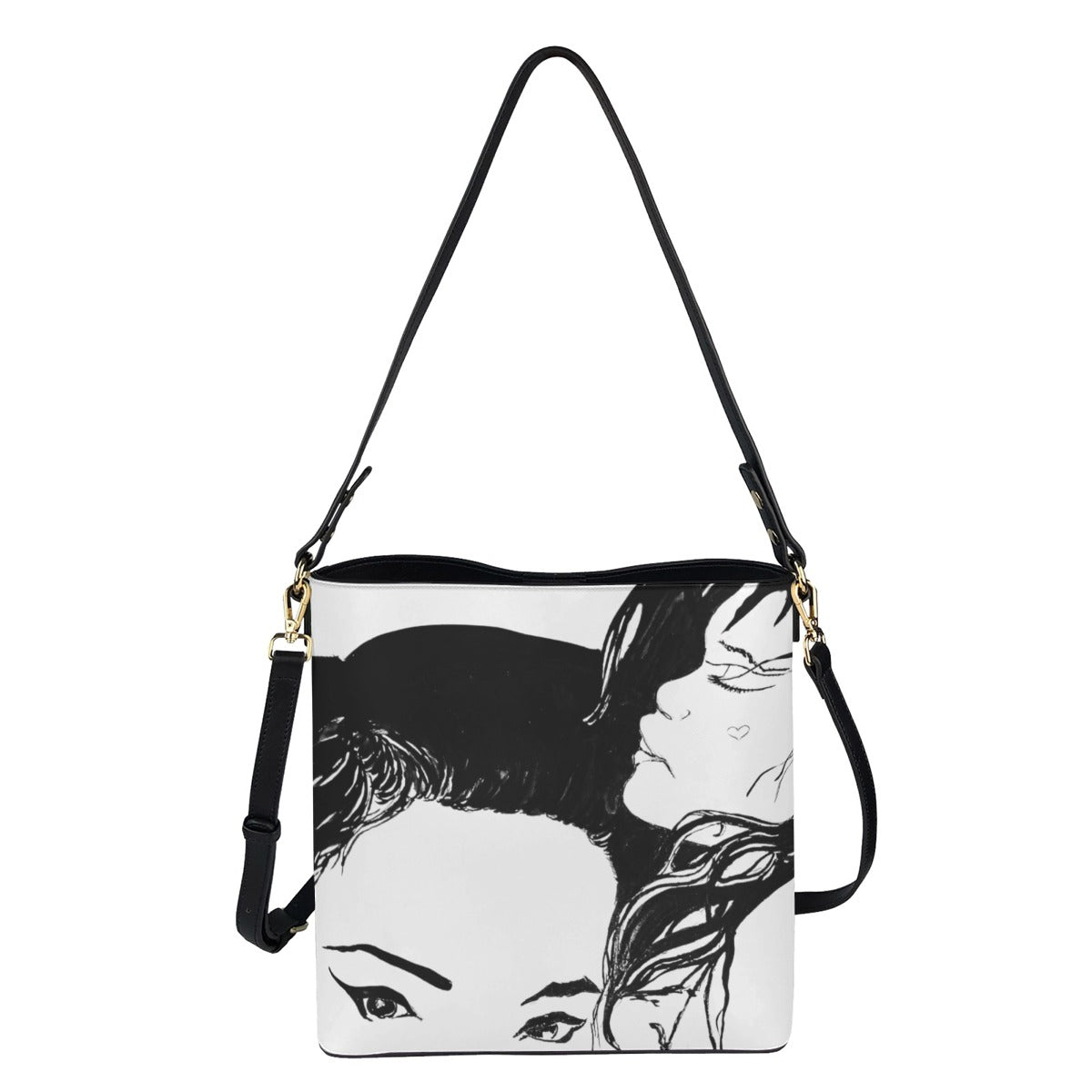 PGP Holiday Amanda Pookie Minimalist Square Crossbody Bucket Bag – Sleek Everyday Style