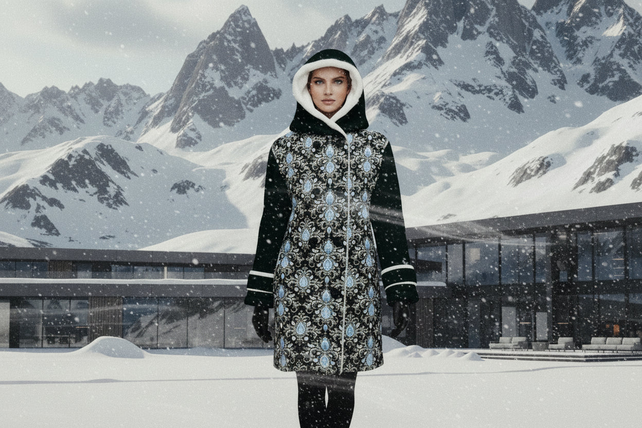 PGP Holiday Renewal Women’s Hooded Double-Breasted Winter Coat