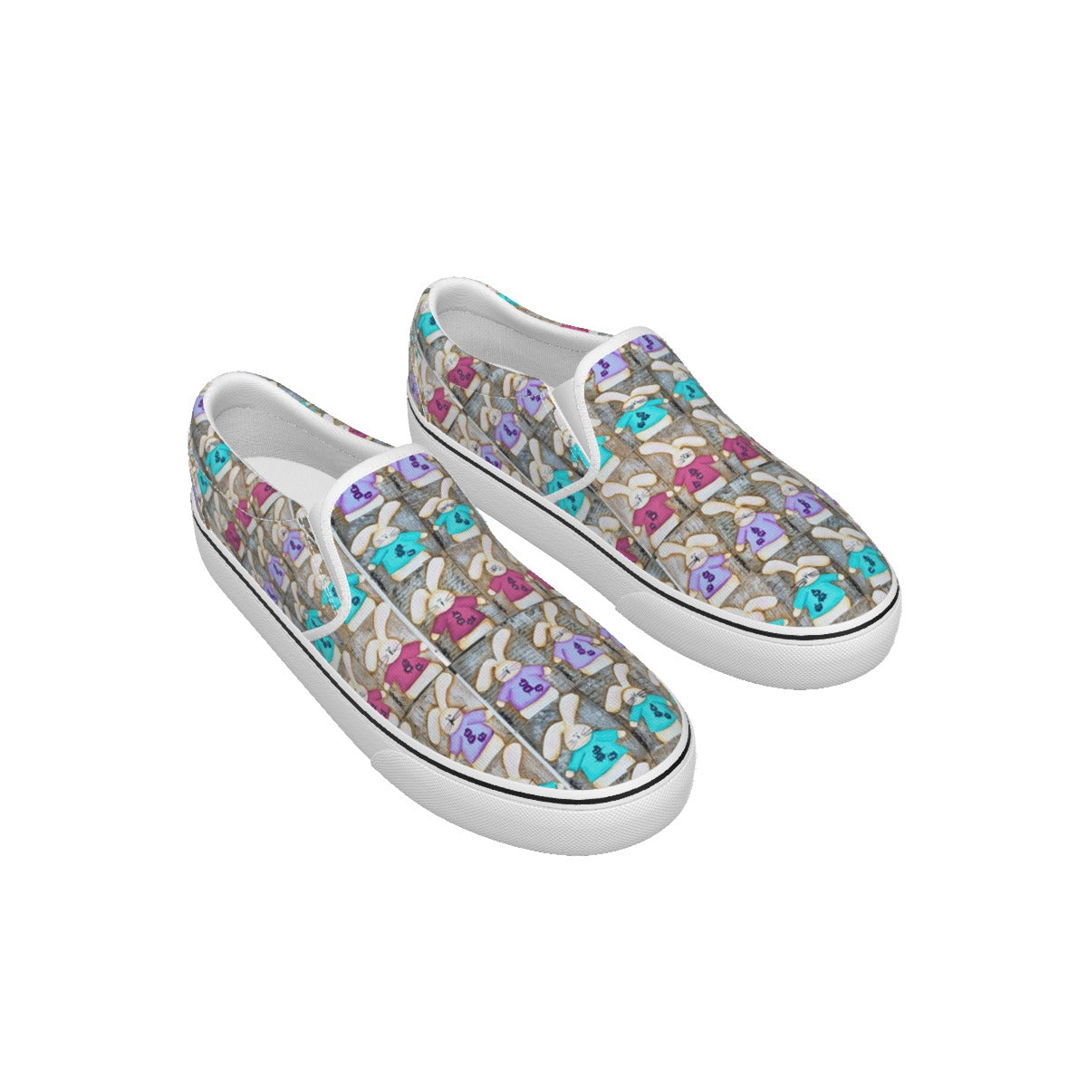 PGP Holiday Suzanne Hoppin' Kid's Slip-On Sneakers – Comfortable & Stylish Matching Family Shoes