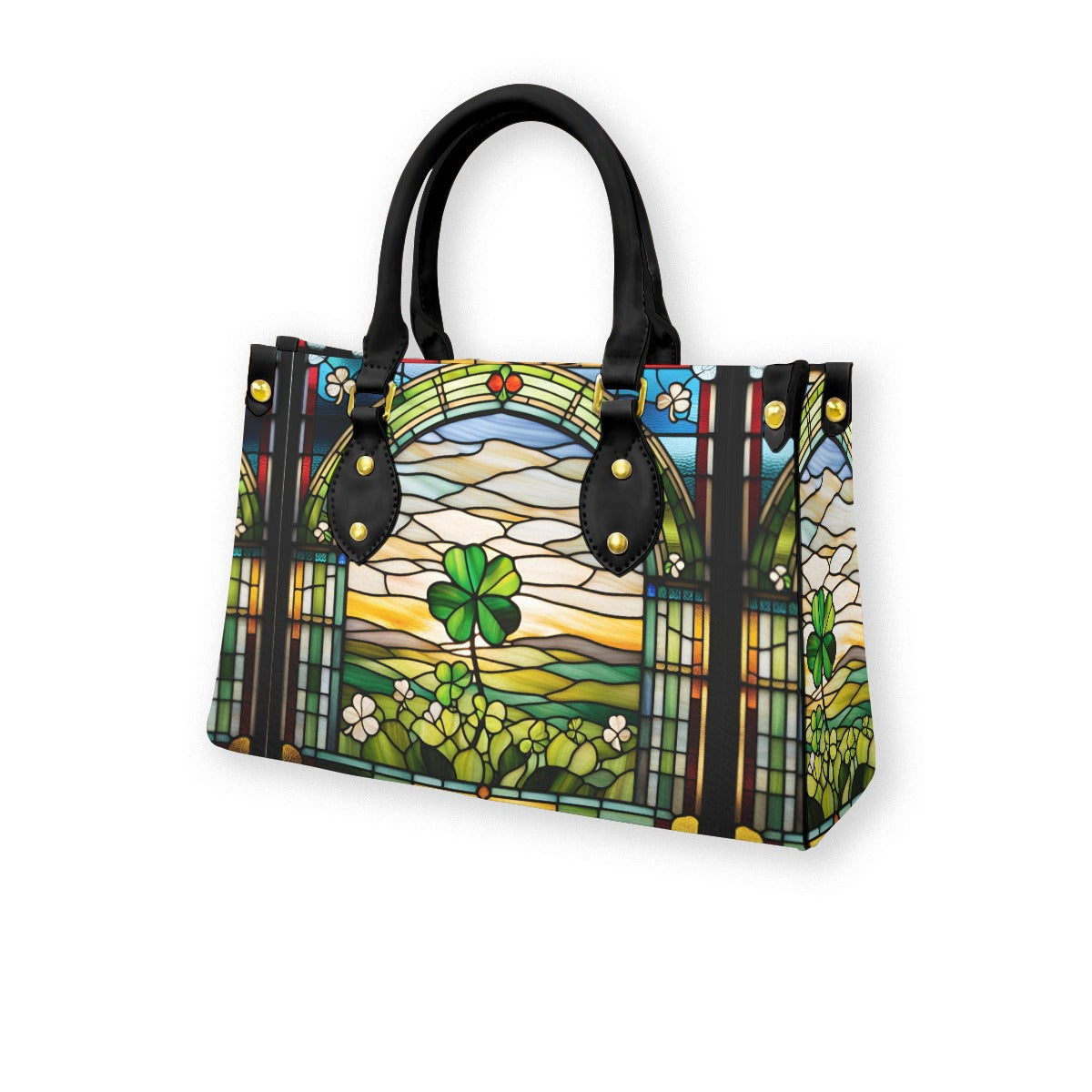 PGP Holiday Cluainsholas Graduated Tote Bag – Elegant Stained Glass Design