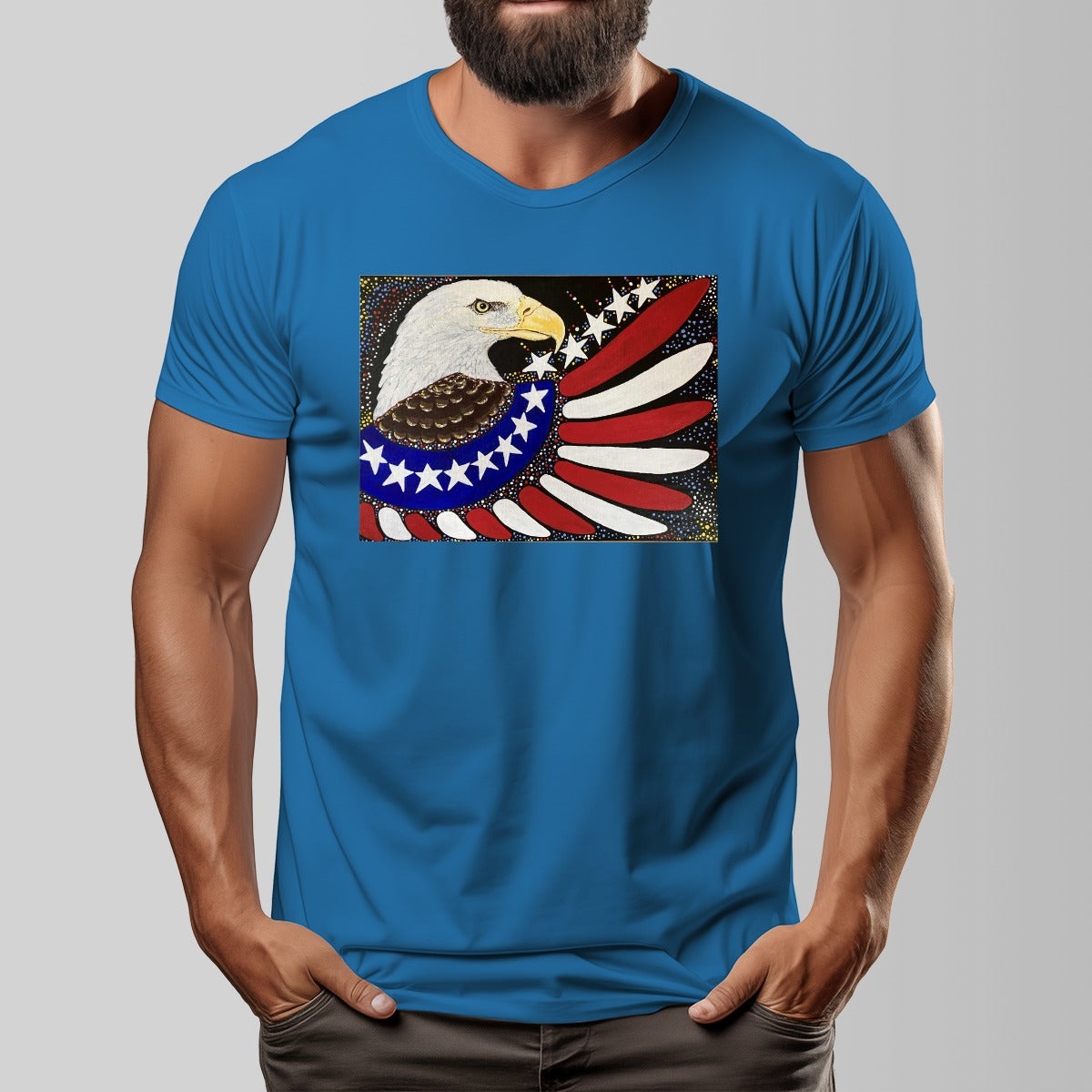 Margeaux 1776 Art Quality Unisex O-Neck Cotton T-Shirt – 180GSM DTF Print from PGP Holiday