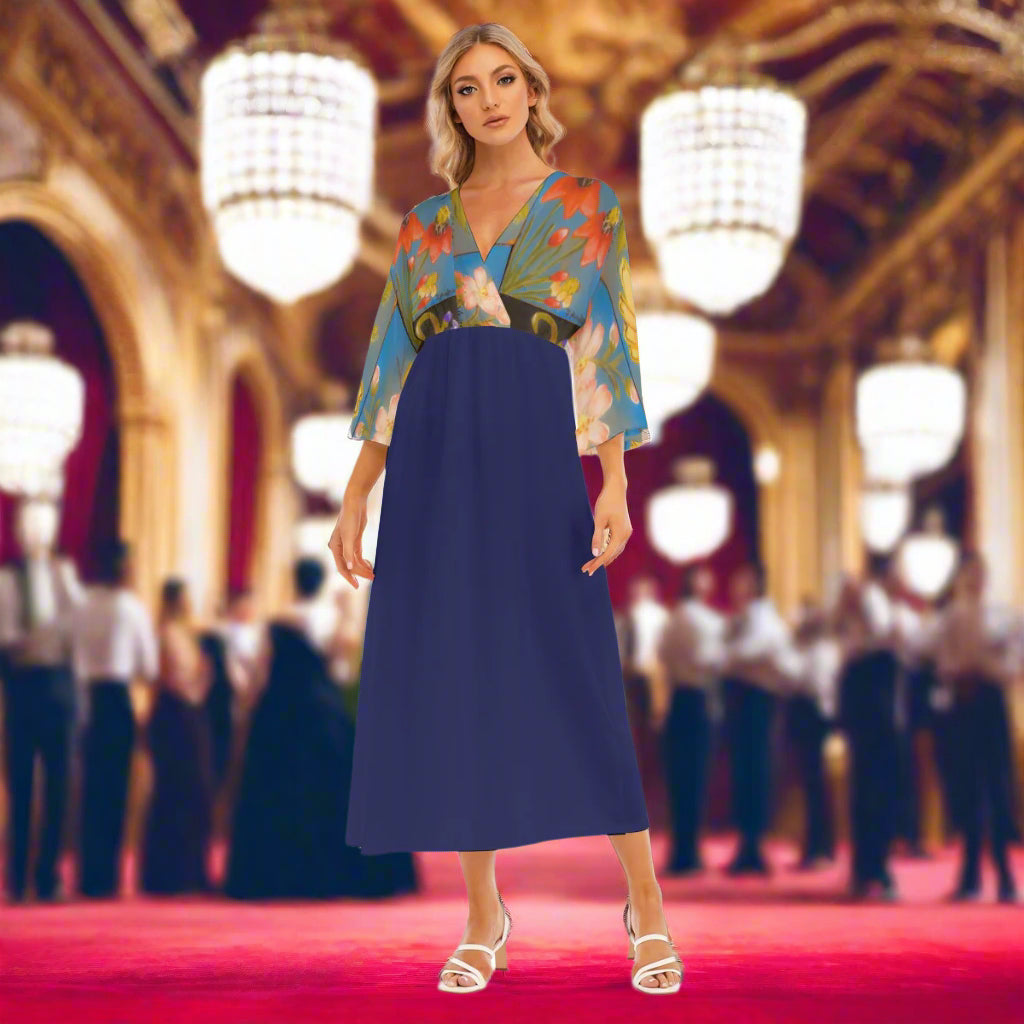 PGP Holiday Suzanne 2025 Limited Edition Mid-Sleeve Long Dress | March IWD Exclusive