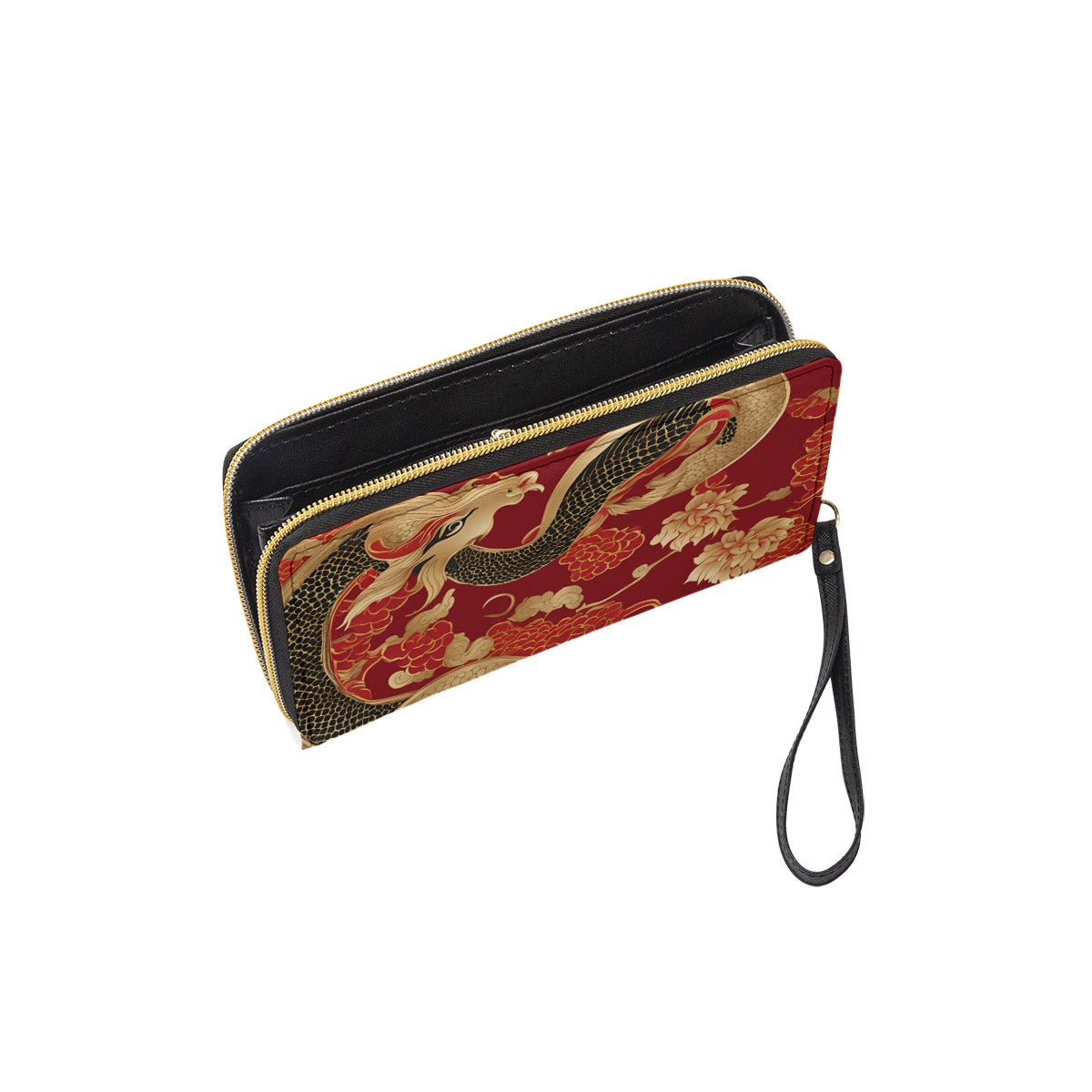 PGP Holiday Lunar Balance Long Wallet with Black Hand Strap - Elegant & Practical