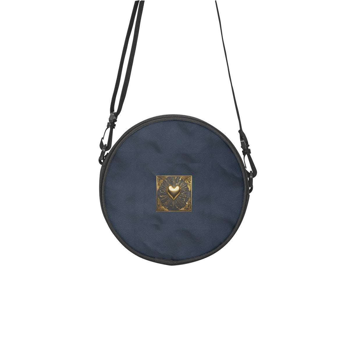 The PGP Holiday 2025 Discus Purse Series - The Aphrodite – Twilight Ocean Blue, Pebble Design