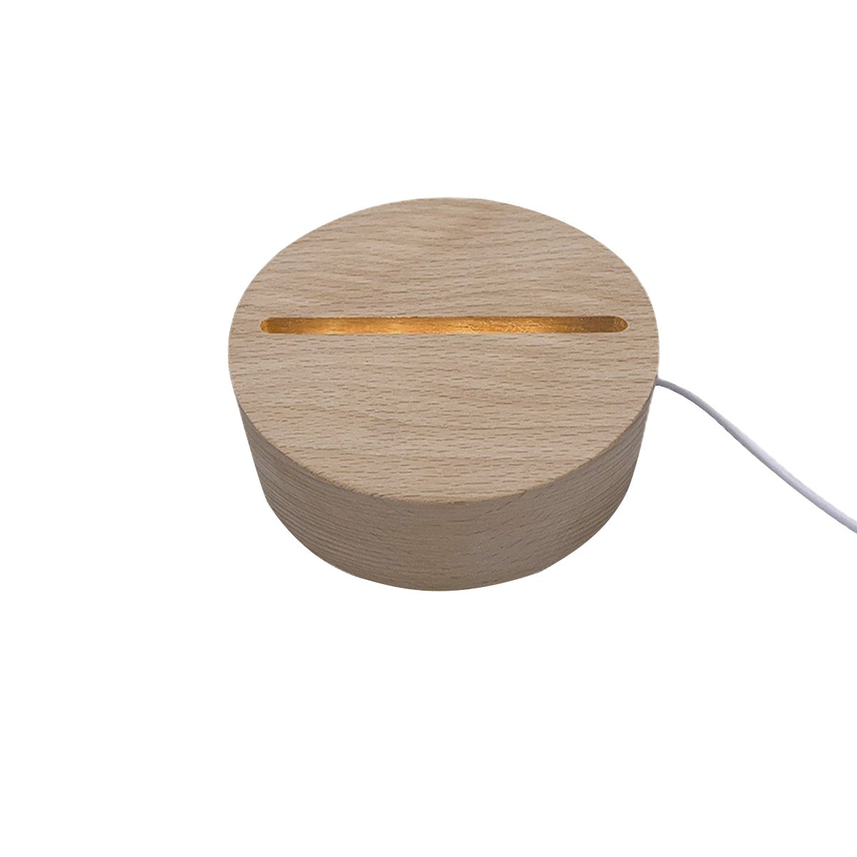 PGP Margeaux Super Mom Square Acrylic Night Light – 7-Color LED Glow with Wooden Base