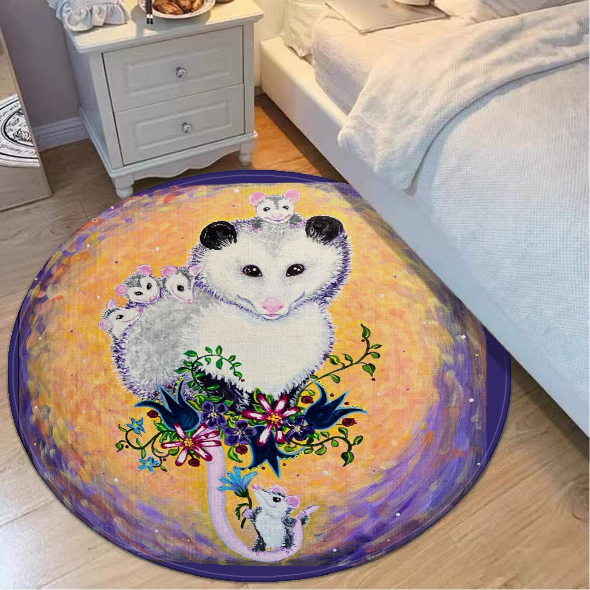 PGP Margeaux Super Mom Foldable Round Mat – Soft Non-Slip Accent