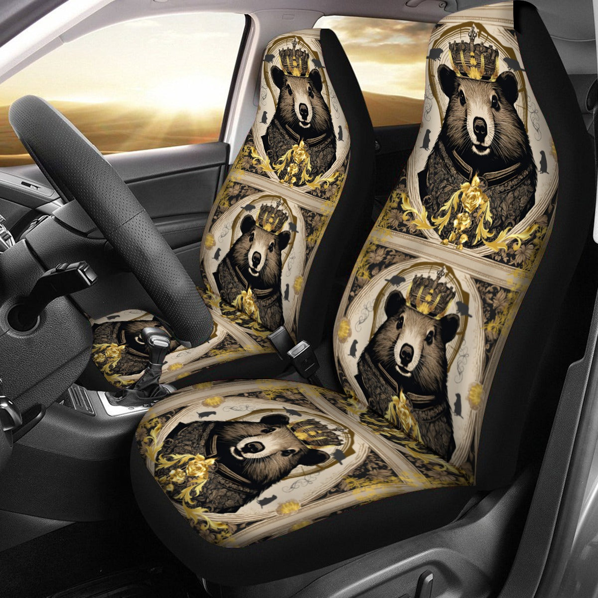 PGP Holiday Groundhog Day Majesty Universal Car Seat Cover – Comfort & Durability!