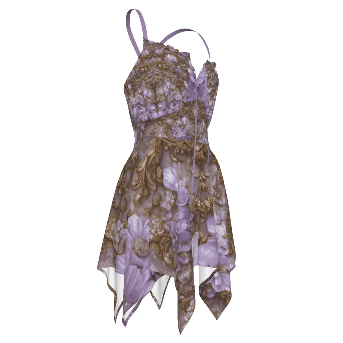 PGP Holiday Mocha Lavender Dream Women's Slip Dress | Doubles as a Spring Top or Beach Dress