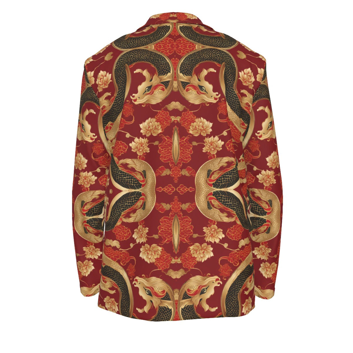 PGP Holiday Lunar Balance Flat Lapel Collar Blazer - Classic Style & Comfort