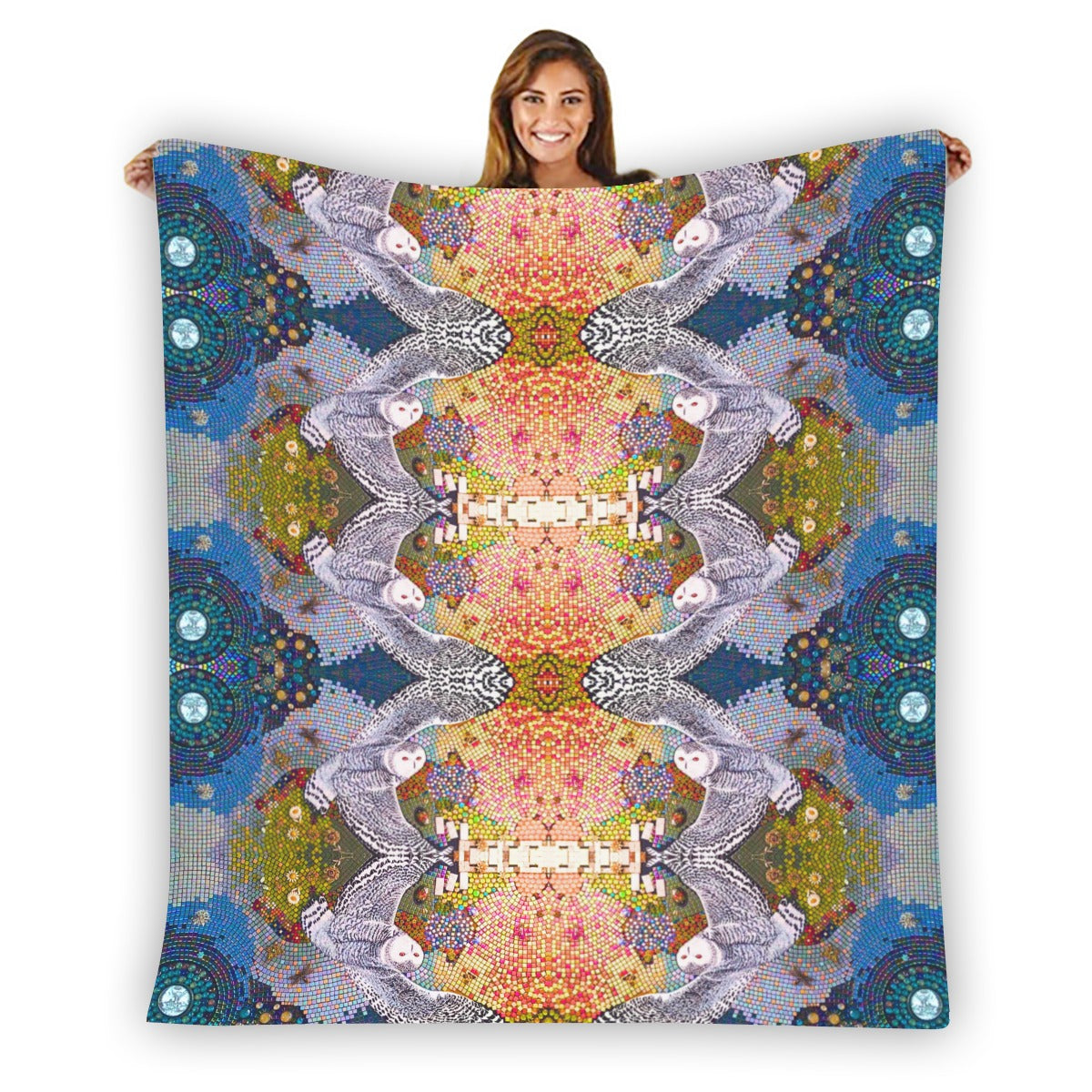 PGP Holiday Margeaux Limited Edition 2025 Flannel Throw Blanket – Soft & Lightweight | March Featured Artist